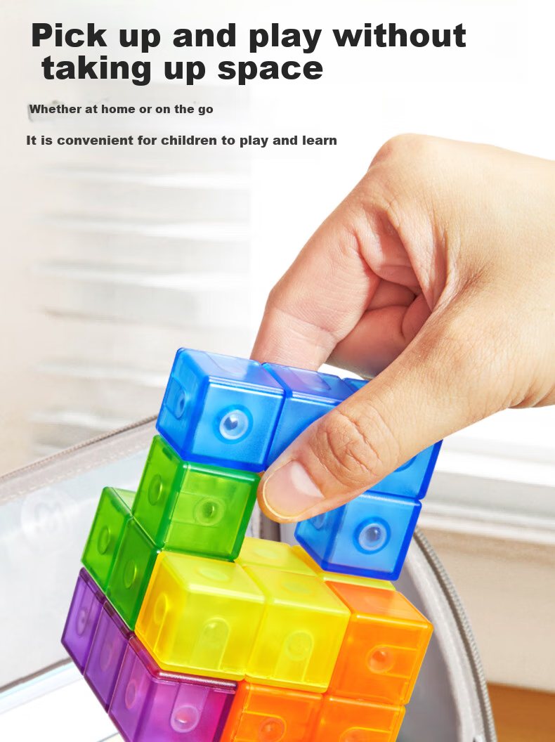 MiDeer Magnetic Tangram, Educational Puzzle for Kindergarten, Magnetic Assembly Toy Set, Children's Gift 13