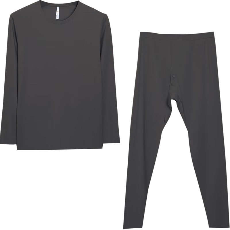Hongdou Men's 7A Antibacterial Cotton Camellia Oil Moisturizing Soft Elastic Thin Warm Tight Autumn Thermal Underwear Set