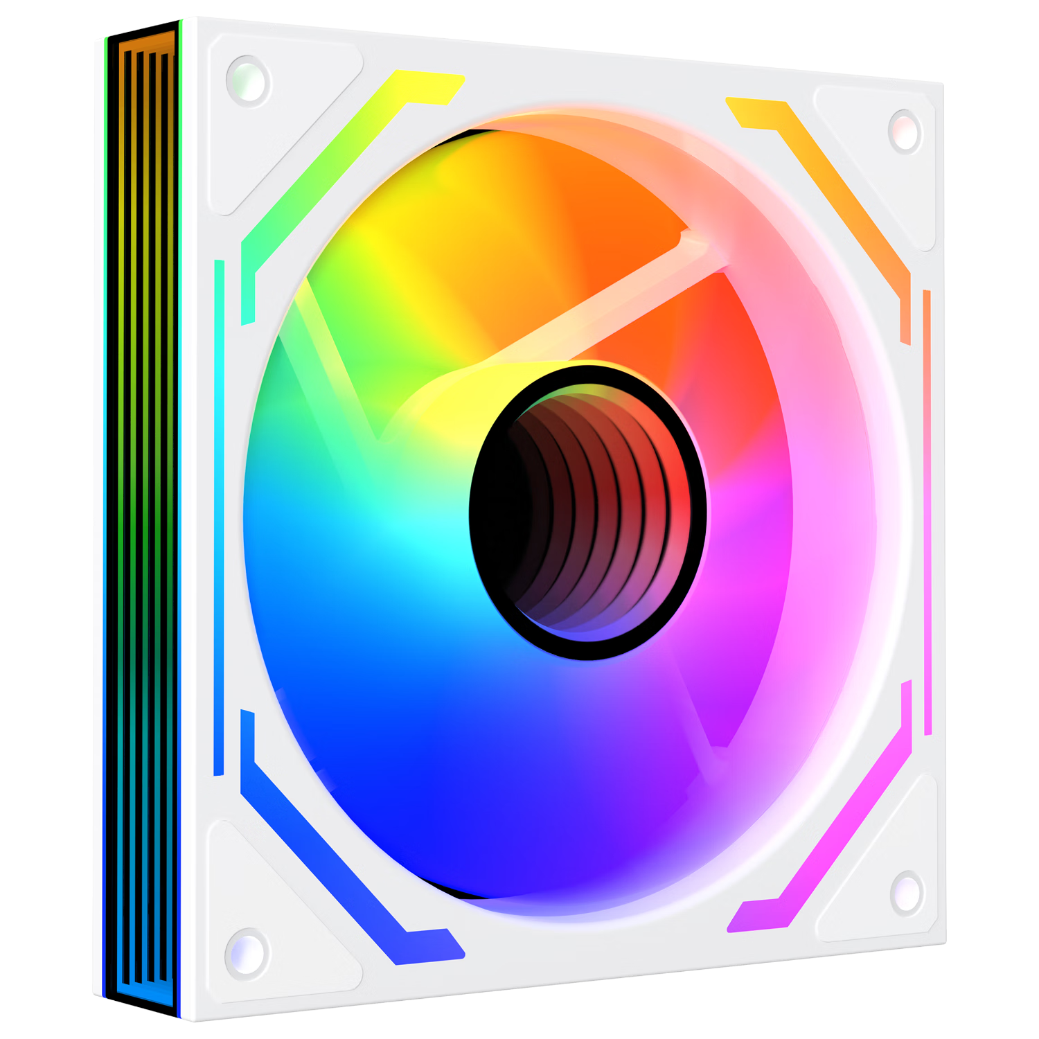 GALAX Dream Mirror PRO 2nd Gen 12cm Case Fan White Reverse (ARGB Sync/PWM Smart Control/Silicone Dampers/Low Noise/Chainable)