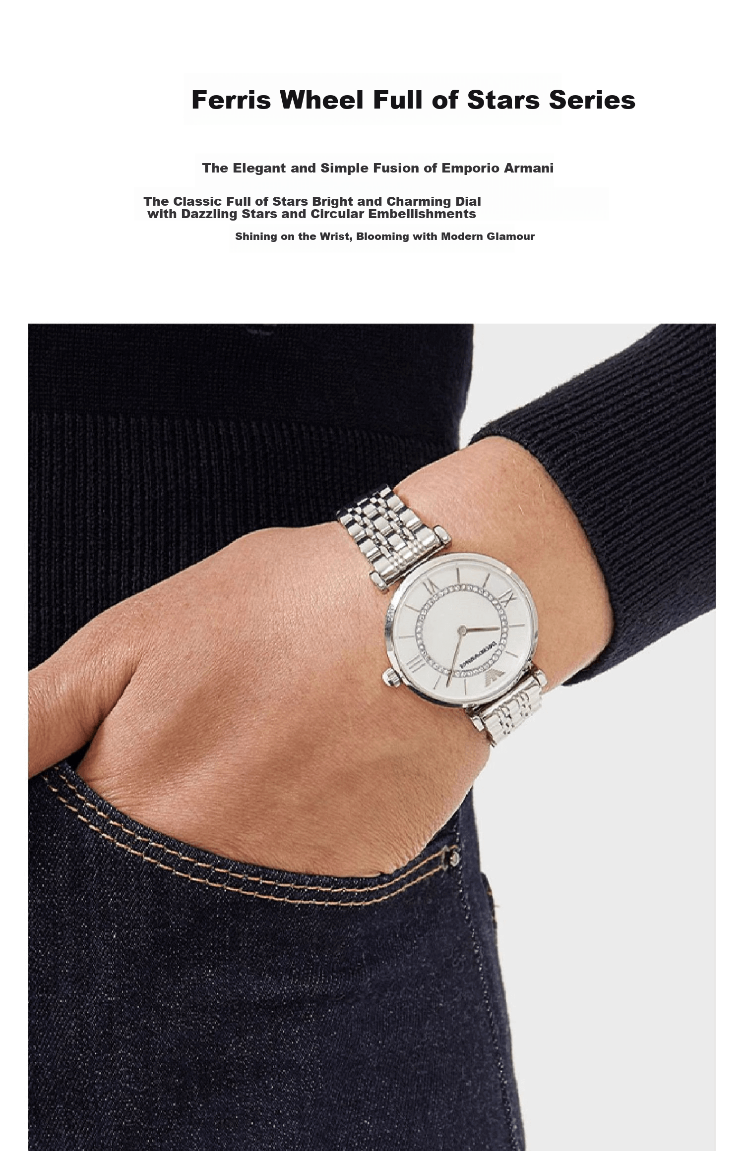 EMPORIO ARMANI Women's Watch, Maitenxing Series Quartz Watch, Birthday Gift for Girlfriend, AR1908 2