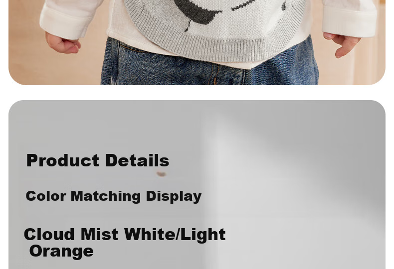 Beitaisi Children's Sweater Knitted Vest, Spring Autumn Winter New Style, Boys Girls Baby Outer Wear Sleeveless Jacket Vest 16
