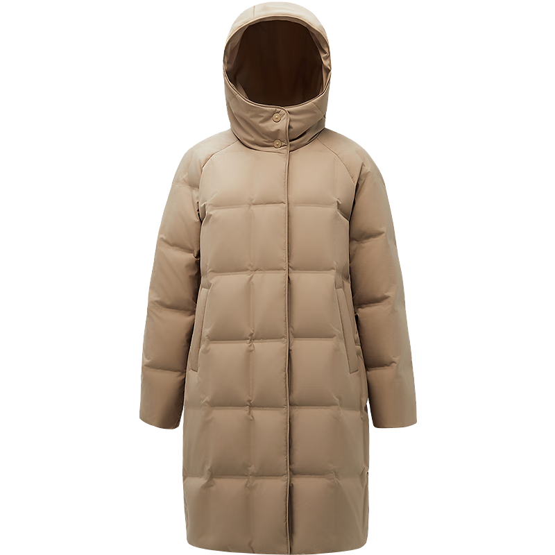 BOSIDENG 25-Year Winter Women's Thickened Hooded Loose Mid-Length Business Versatile Mall-Style Down Jacket