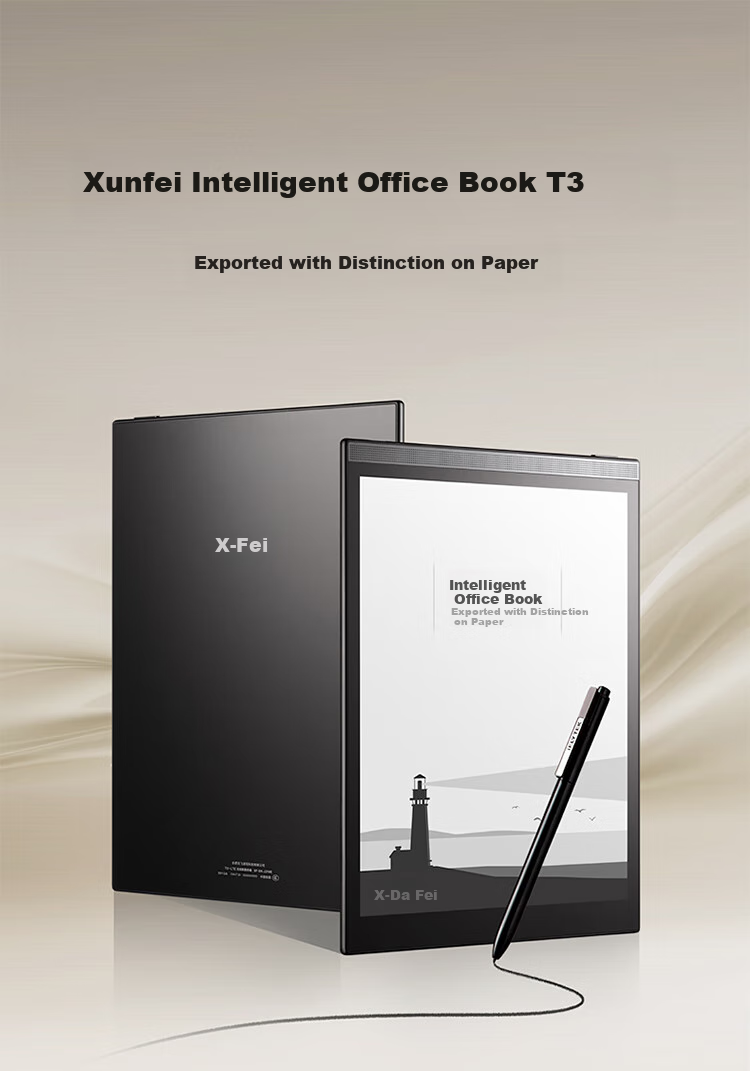 IFLYTEK Smart Office Notebook T3, 10-Inch E-Ink Reader, E-Screen Writing Pad, Electronic Office Notebook, E-Paper, Voice Transcription, Black 1
