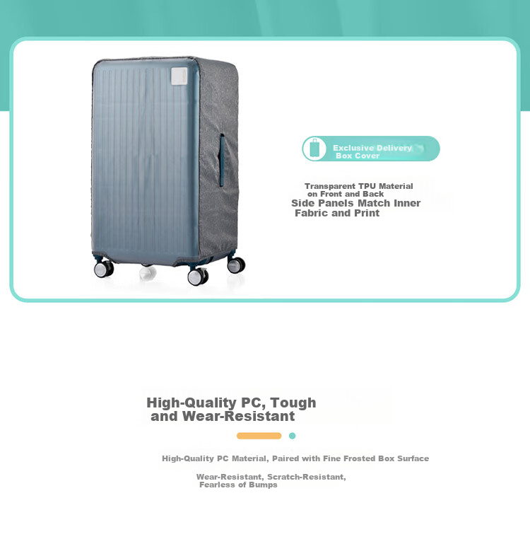 AMERICAN TOURISTER Luggage, 20-Inch Trolley Suitcase, Shock-Absorbing Brakes, Travel Case, Silver Color, QI9 Combination Lock Suitcase 7