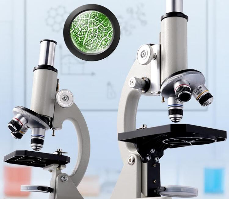 Deli Biological Microscope, Elementary School Science Experiment Model, 640x Magnification, Children's Toy Gift 1