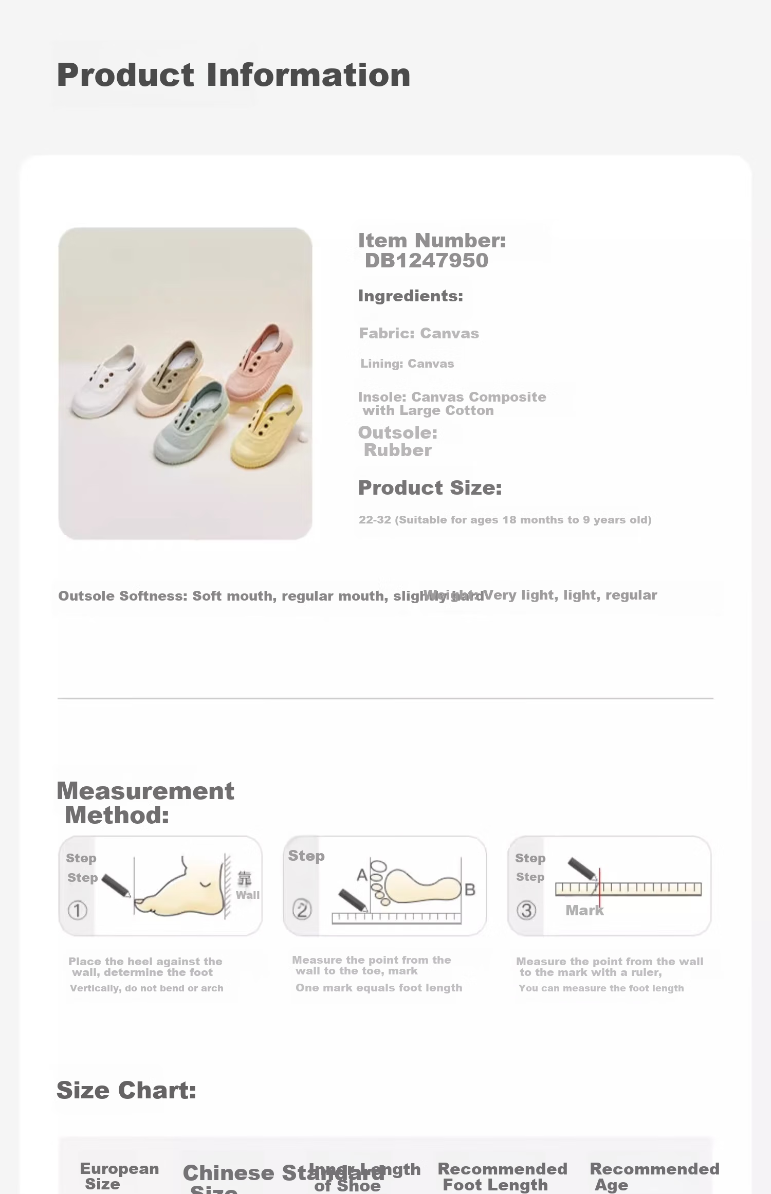 DAVE & BELLA Children's Canvas Shoes Spring 2024, Boys' Casual Shoes, Girls' Trendy Sneakers, Soft-Soled Shoes for Toddlers 8