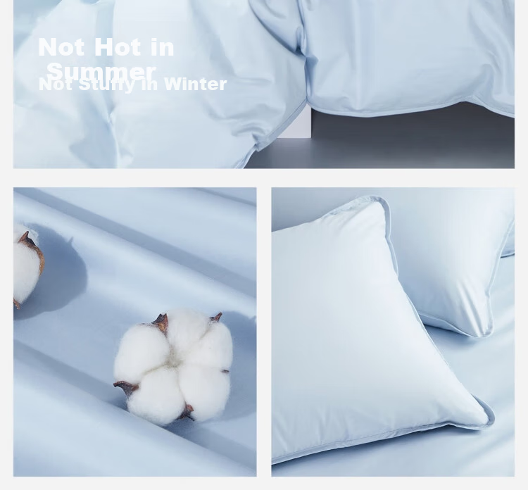 Shupiaoer 100% Pure Cotton Class A Duvet Cover, Washable Anti-Mite Bedding, Mite-Proof Duvet Cover - Blue, 200×230cm 27