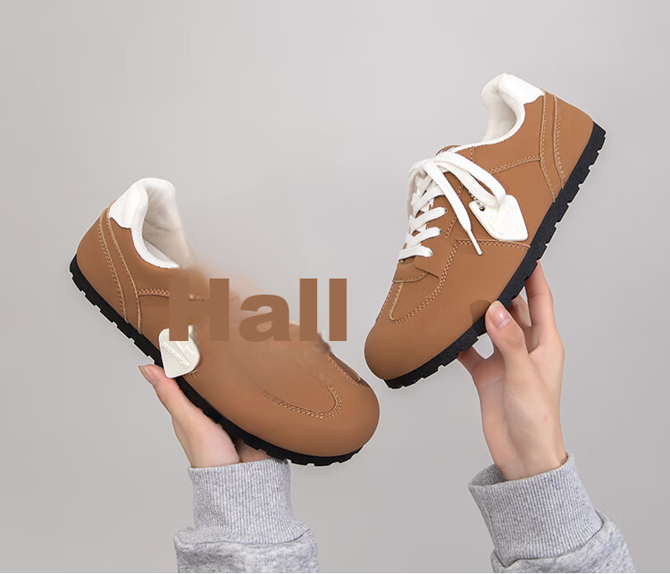 Huili Spring Women's Shoes, White Sneakers, Fashionable Versatile Dexun Shoes, Women's Skateboard Shoes 4395Z, Yellow, Size 35 5