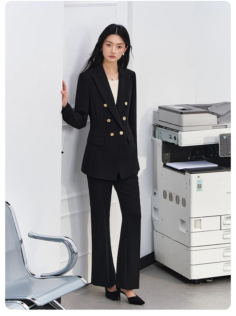 Miss Bird Premium Commuter Suit Set Women's Professional Formal Small Size Workplace Interview Elegant Blazer 14