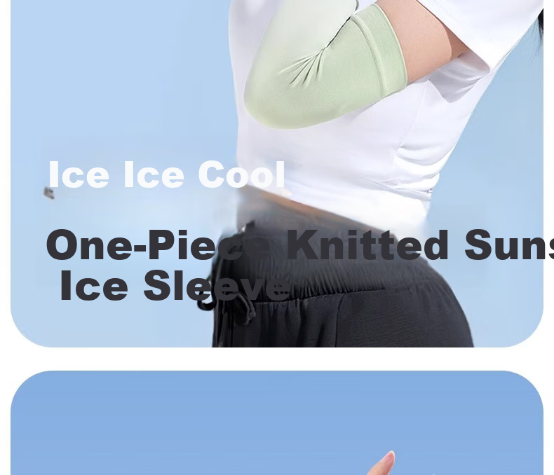 Li-Ning Ice Sleeves for Men And Women, Sun Protection Ice Silk Arm Sleeves, Gradient Men's UV Protection, 2026 New Cycling Arm Guards for Women, Summer 5