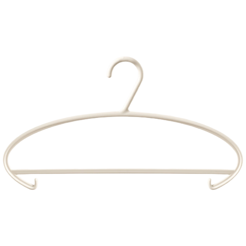 Fan Ye Seamless Hangers 10-Pack Round Shoulder Thickened Multifunctional Clothes Hangers Dormitory Home Non-Slip Plastic Clothes Drying Rack