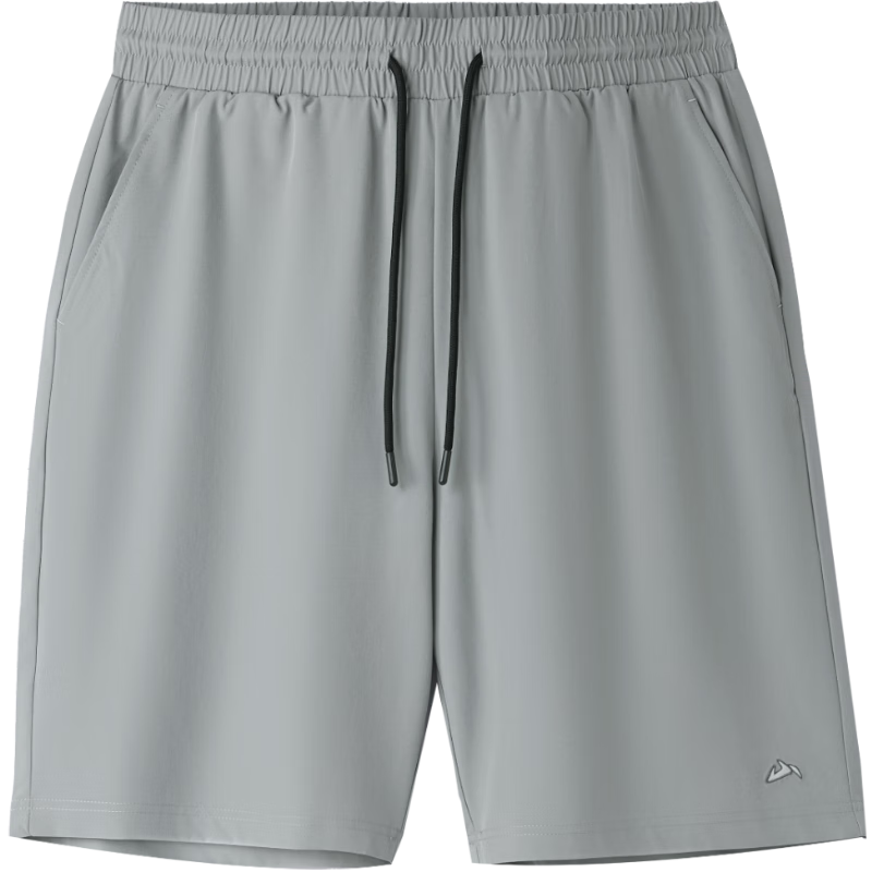 HLA Hailan Home Casual Men's Mid-Length Shorts Mountain Series Embroidered Drawstring Summer Shorts