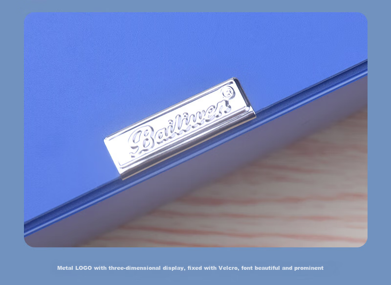 Bailiwen B24335 Blue Folding File Box, Pack of 10, 35mm Manual Self-Assembling Document Storage Box, Financial Voucher Storage Box, File Box, Document Contract Storage Box 3