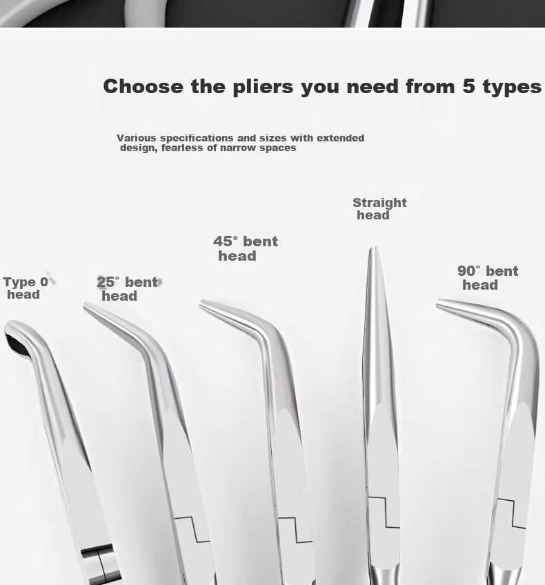 Woerfan Extended Needle-Nose Pliers, Long-Jaw Pliers, Long-Nose Pliers, 11-Inch 16-Inch Industrial-Grade Extra-Long Needle-Nose Grips, O-Shaped Pliers 6
