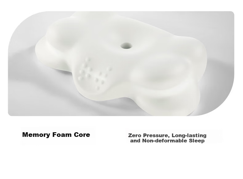 Mixiaoshu Cervical Pillow for Adults, Sleeping-Specific, for Lying on Side And Back, Butterfly-Shaped, Ergonomic Neck Support Pillow, Snoring Relief 16