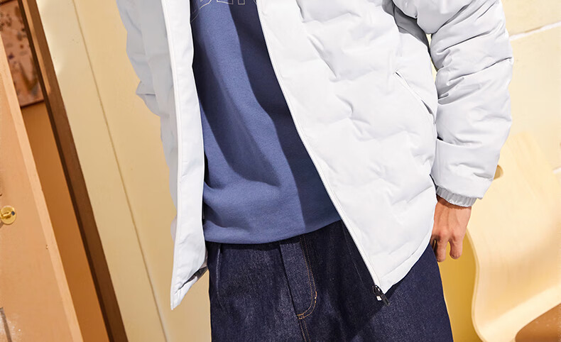361° Men's Autumn Winter New Three-Proof Hooded Sports Casual Cold-Resistant Down Jacket 652544303-3 2