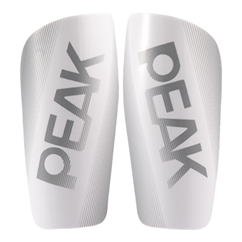PEAK Soccer Shin Guards with Socks, Professional Adult And Children's Football Training And Match Equipment, Insert-Type White S Size
