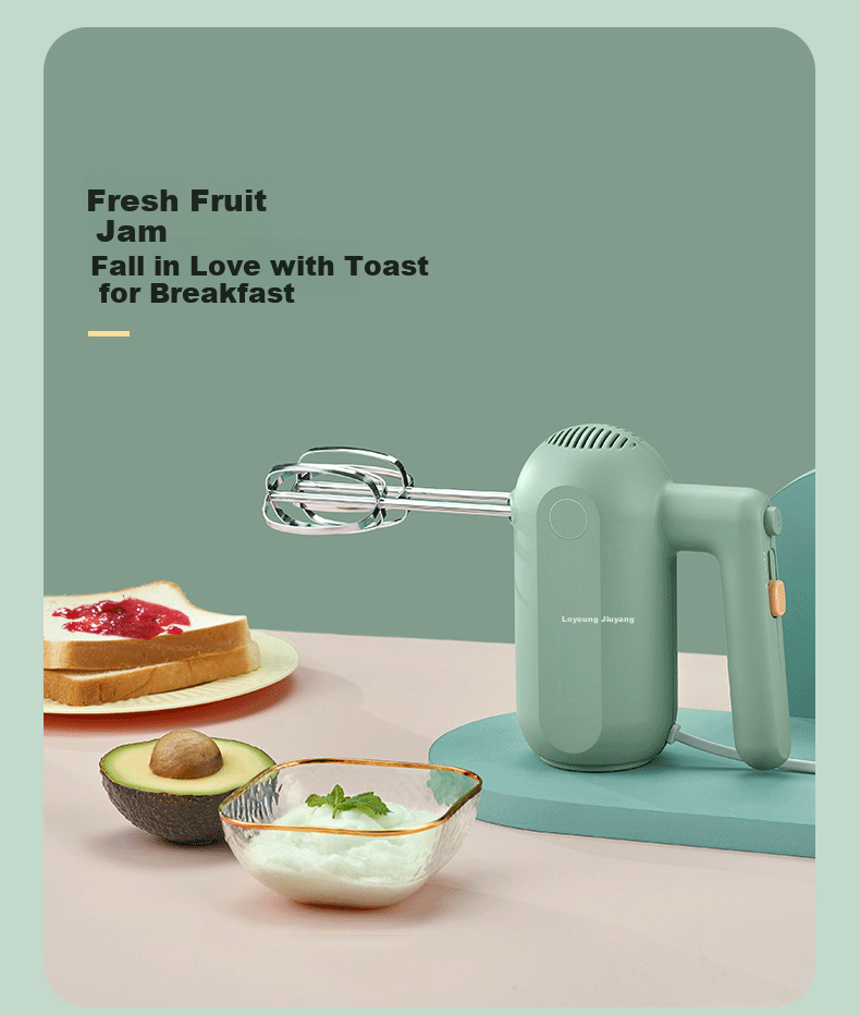 Joyoung Handheld Electric Egg Beater, Food Processor, Whisk, Multifunctional Home Mixer, Mini Cream Whipper for Baking S-LD150 9