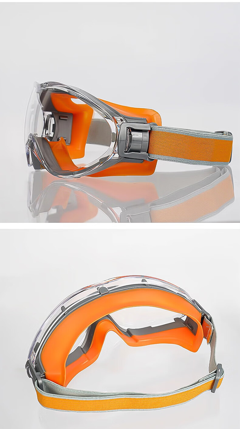 Huadun Protective Goggles Windproof Liquid Splash Dustproof Anti-Impact Scratch-Resistant HD-206 Non-Fog One Size 8
