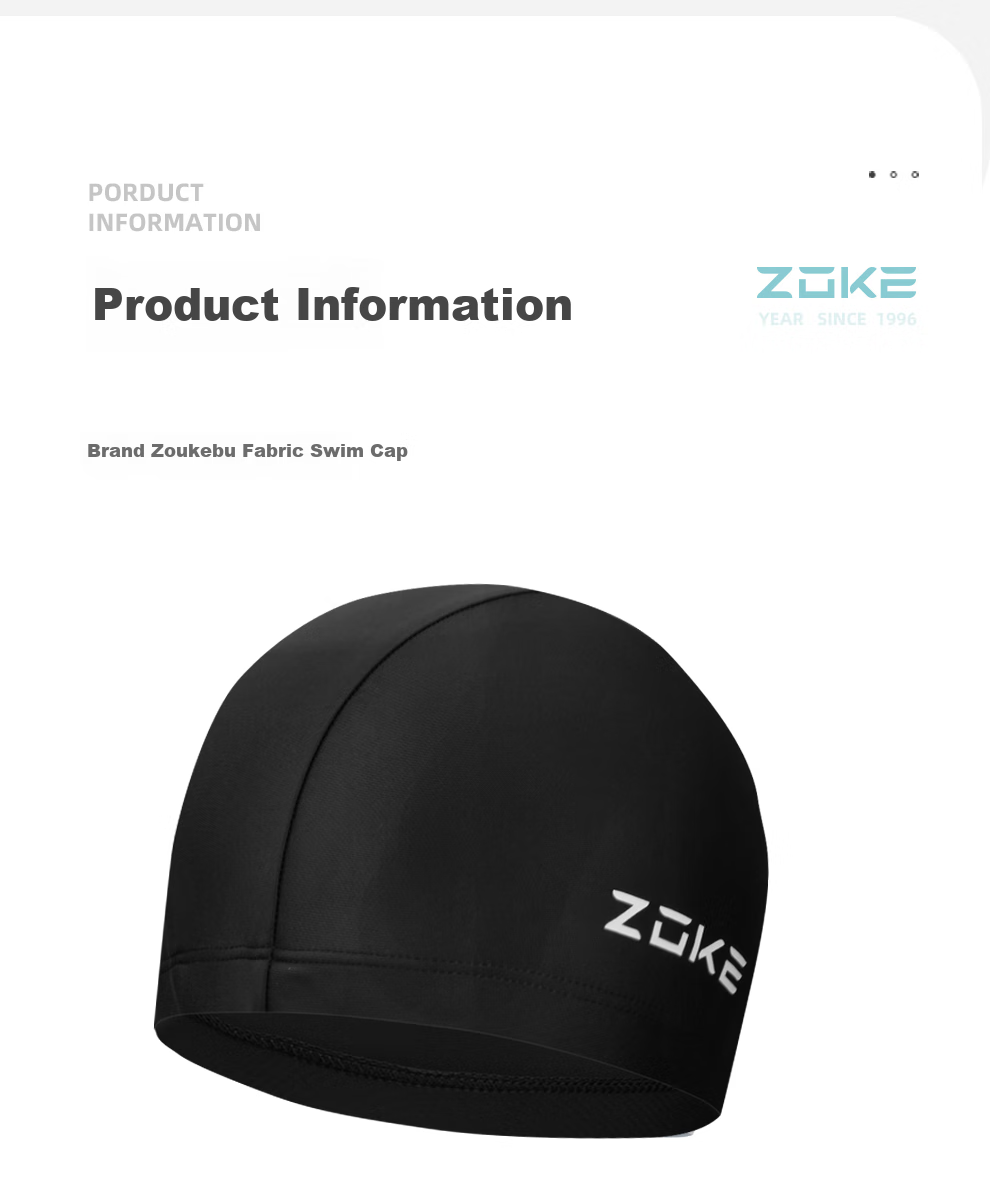 ZOKE Swim Cap Knitted Unisex Solid Color Comfortable Non-Binding Swimming Cap 621503342-2 5