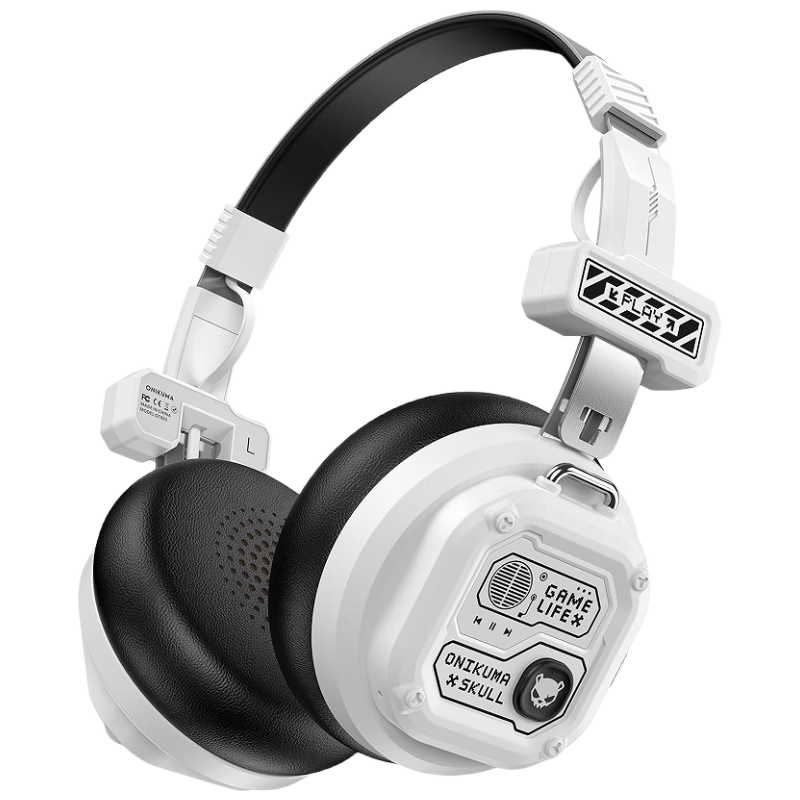 ONIKUMA Retro Trendy Dual-Mode Wireless Bluetooth Headphones Over-Ear Foldable Portable Long Battery Life Low Latency Noise Cancelling High-Quality Sound Sports Music Gaming Birthday Gift