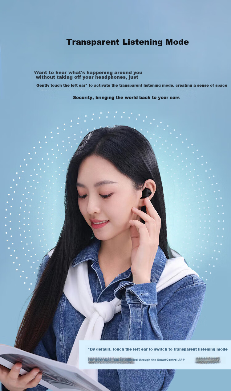 Sennheiser ACCENTUM True Wireless Earphones, Active Noise Cancellation Bluetooth Music In-Ear Headphones, Ink Black, Mid-Autumn Festival Gift 3