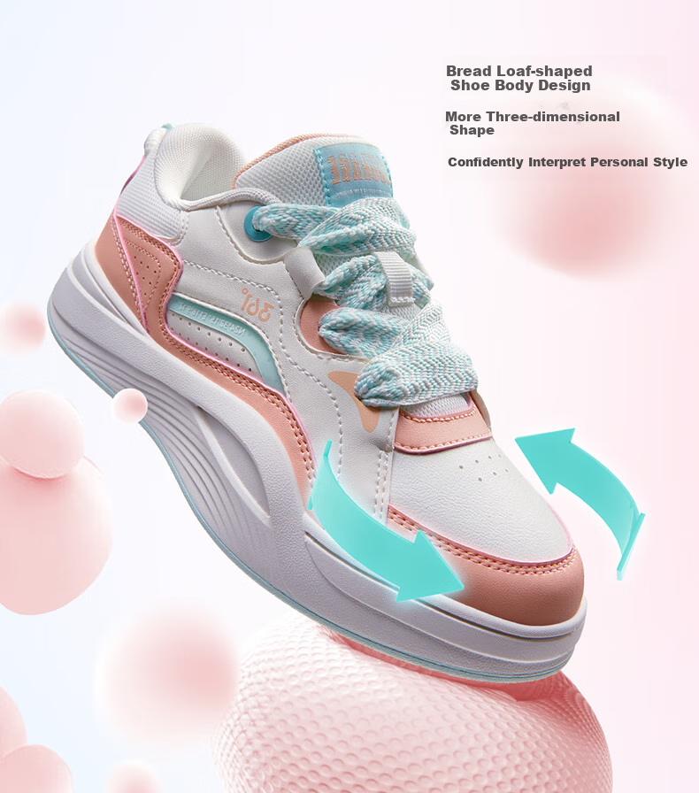 361° Children's Shoes, Kids' Sneakers, Fall 2025, Boys And Girls, Big Kids, Soft Cushioning, Thick-Soled Trendy Loafers, Black, Size 37 16