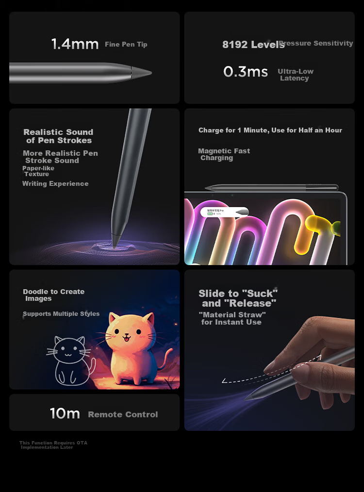 Lenovo Xiaoxin Pad Pro GT, 11.1-Inch Tablet for Office, Study And Gaming, AI Tablet, 3.2K Ultra-Clear High Refresh Rate Large Screen, Snapdragon 8 Gen 3, Subsidies, 8+256GB, White 13