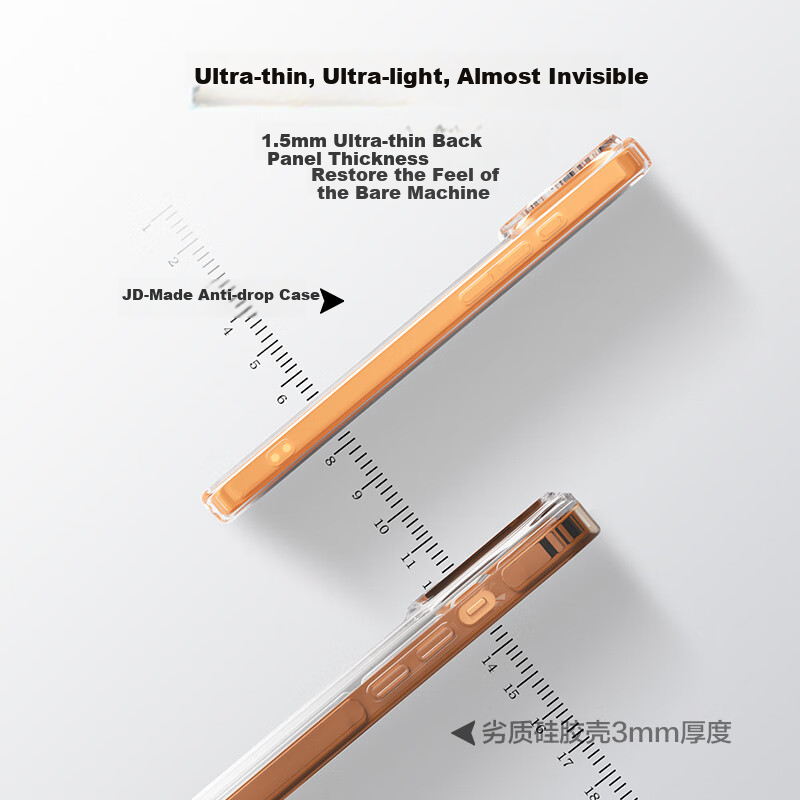 JD Original Чехол для iPhone 17 Pro Max, ультрапрочный, защита от падений, магнитный, прозрачный, Magsafe, противоударный