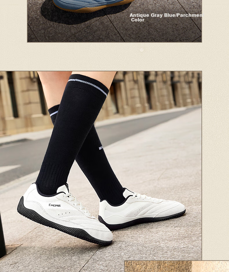 361° Sports Flat Shoes 2 Spring Summer Miu Series Women's Thin Sole T-Strap Derby Casual Sneakers 682626710F-5 15