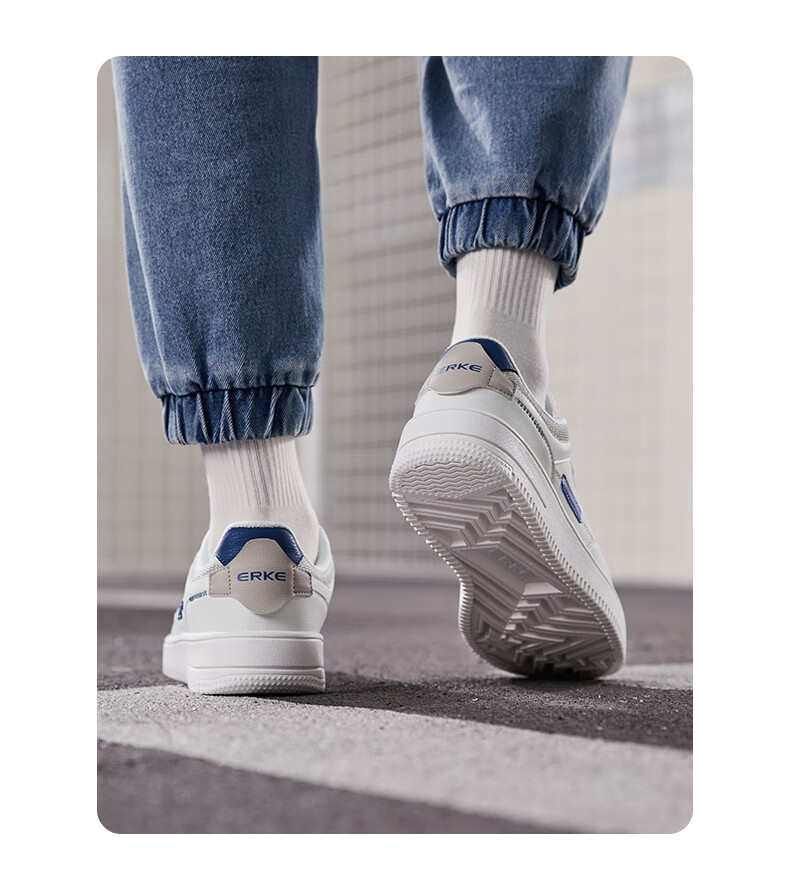 ERKE Men's Canvas Shoes, Summer New Style Breathable Versatile Casual Shoes, Student White Sneakers Sports Shoes | Chunche 10