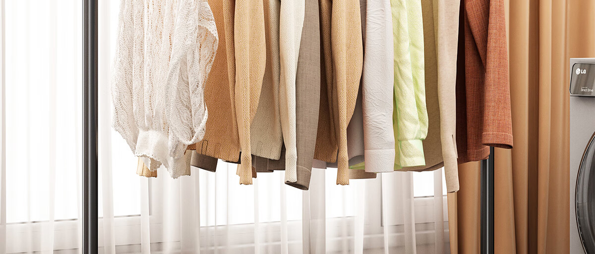 Youqin Single Rod Floor Clothes Drying Rack Home Balcony Fixed Clothes Hanger Simple Indoor Bedroom Clothes Rack 3