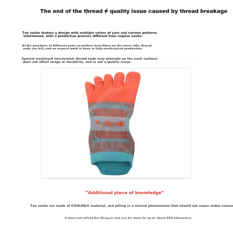 AONIJIE Running Five-Toe Socks, Sports Socks for Men And Women, Marathon Gear, Fitness Cycling Basketball Socks, Sweat-Absorbing Quick-Drying Casual Socks 1