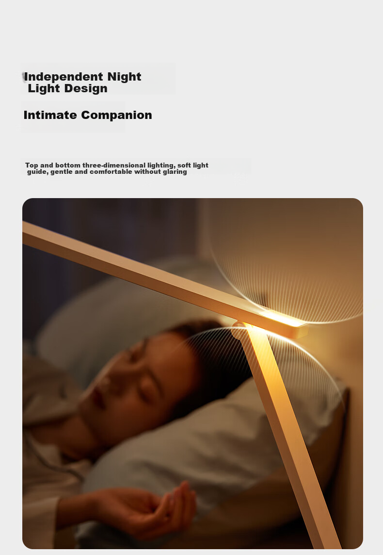 Hongmengzhixuan Dalun Eye-Protection Study Desk Lamp AAAA Grade Dorm Bedside Smart Eye-Care Lamp with WiFi And Bluetooth Dual Control 18