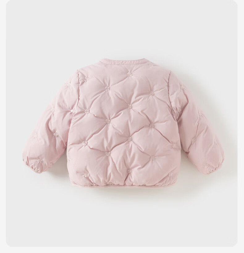 DAVE & BELLA Kids Down Jacket Girls Antibacterial Fleece Waterproof Winter Coat 8