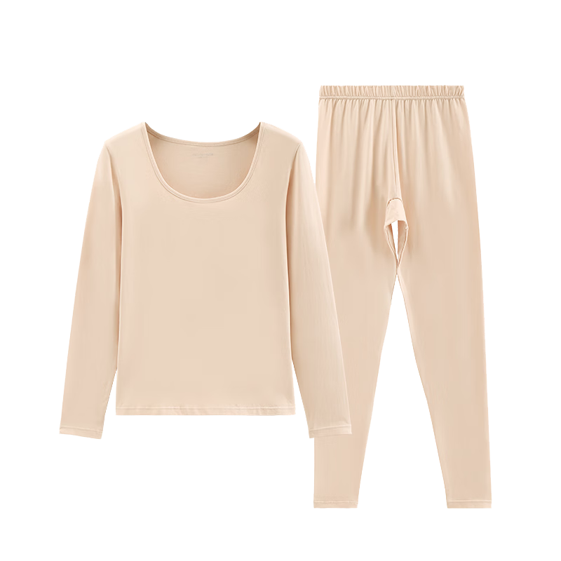 Fenteng Pure Cotton Set Autumn Base Layer Thermal Underwear 2025 New Cotton Knit Full Cotton Plus Size Winter Warm Women's Underwear