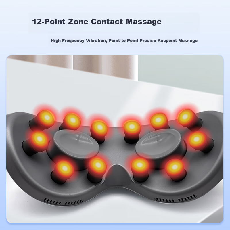 Haier Eye Massager, Eye Care Device, Eye Massage Tool, Eye Fatigue Relief Gadget, Hot And Cold Compress, Birthday Gift for Parents, Boyfriend, Girlfriend, Holiday Present HL-E1M