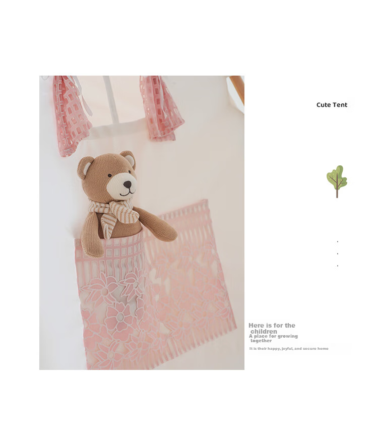 Little Dove Children's Tent Indoor Playhouse / Boys And Girls Indian Toy Gift Little Bear Hat (Pad Not Included) 12