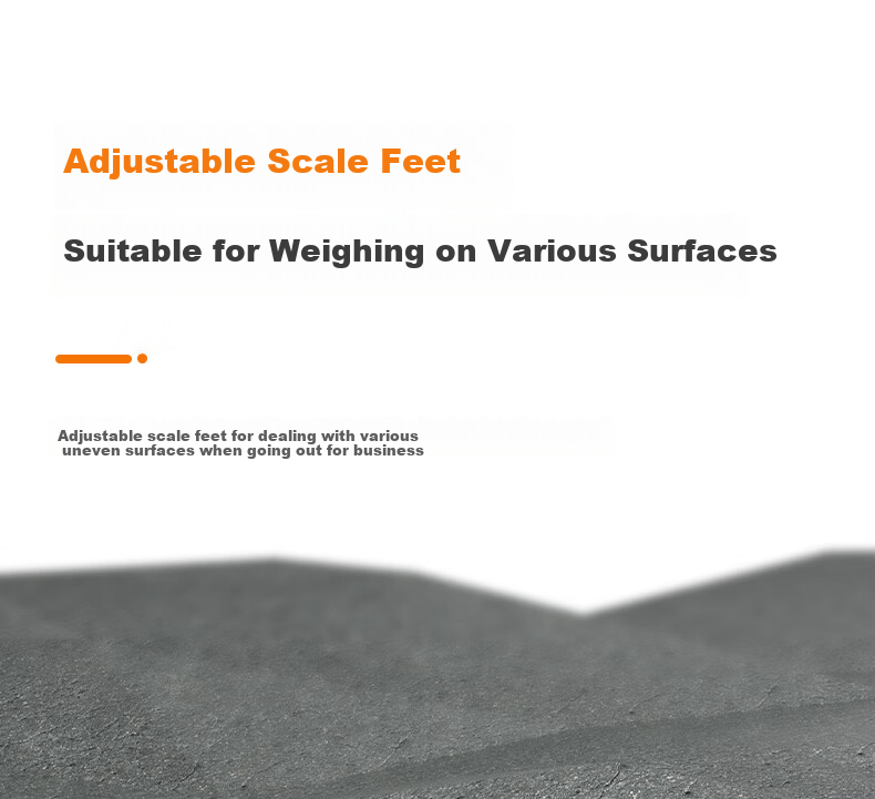 Meilen Commercial Electronic Scale, High-Precision Foldable Floor Scale, Portable Weighing Scale for Street Vendors, Fruit And Vegetable Sales, Electronic Pricing Scale 9