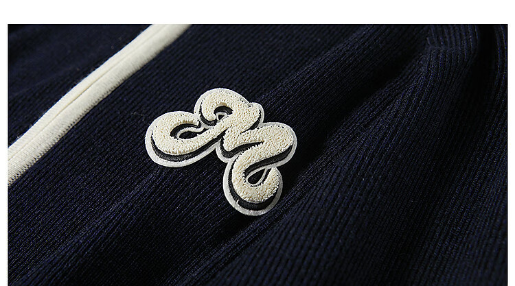 Demana French Style High Elasticity Casual Knitwear 2025 Autumn New Lapel Color-Block Toothbrush Embroidery Cardigan for Women 8