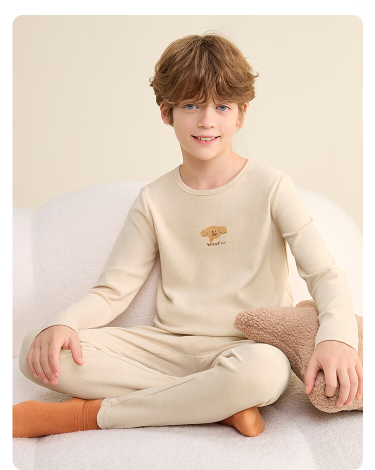 Balabala Girls' Underwear Set 2-Piece Children's Autumn Winter 2025 Antibacterial Cotton Pajamas 12