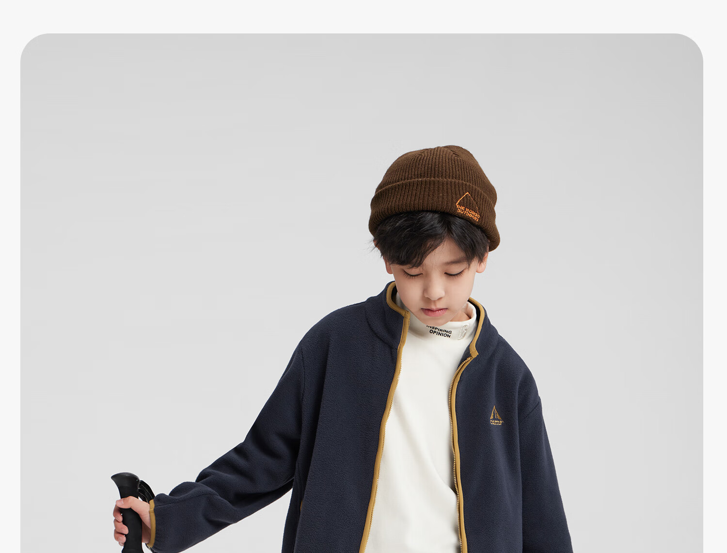 Zuoxi Boys' Fleece Jacket, 2025 New Style Children's Autumn And Winter Wear, Warm Plush Outerwear for Boys, Yellow, Size 150 11