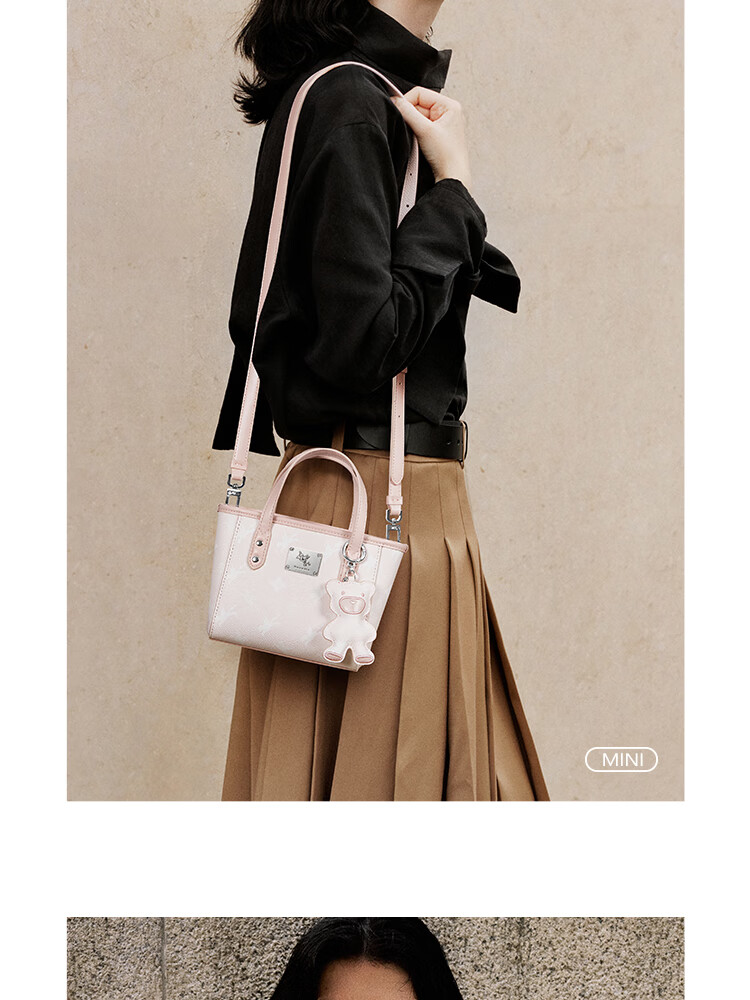 NUCELLE Pegasus Mini Tote Bag, New Light Luxury Niche Basket Handbag, Commuter Shoulder Crossbody Women's Bag Gift 14