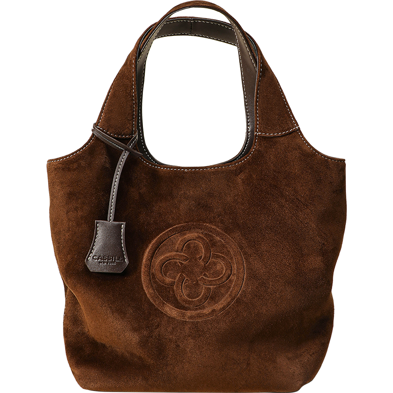 CASSILE Handbag for Women, Sheepskin Soft Velvet Surface, Niche Luxury Tote Bag, Birthday Gift
