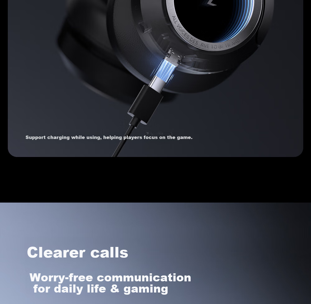 EDIFIER Halo Space Over-Ear Active Noise Cancelling Bluetooth Headphones, Gaming Headset, Wireless Bluetooth, 2.4GHz, High-Definition Microphone, Breakthrough Black, Graduation Gift 23