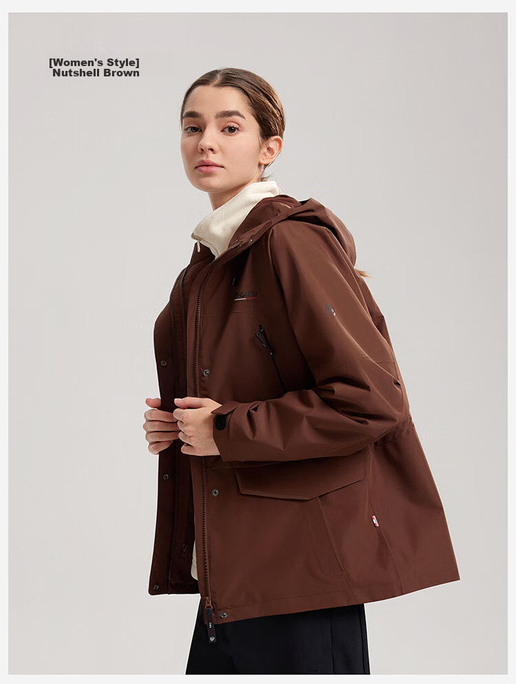 NORTHLAND [Huyanglin 3.0] Women's Three-In Outdoor Jacket, Water-Repellent And Windproof, for Hiking And Mountaineering, Two-Piece Set 29
