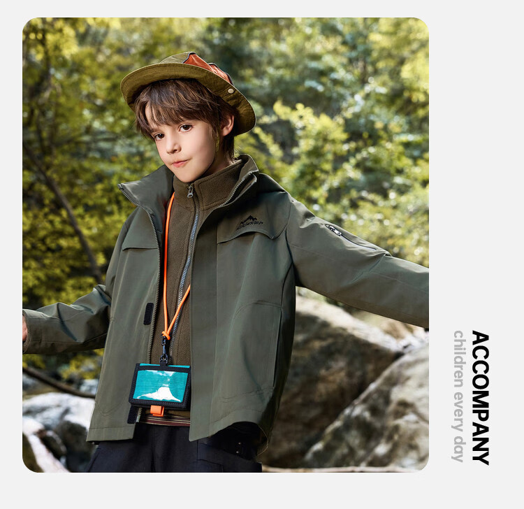 ASK JUNIOR Kids Long Sleeve Jacket Unisex Autumn Windproof Outdoor Running Sports Hiking Coat 14