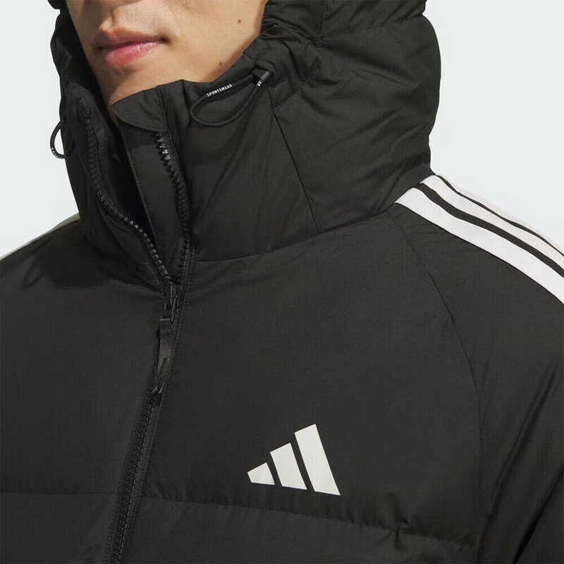 Adidas Men's Sports Style Series 3S L DOWN JKT Long Down Jacket KC2498 Black 2XL 5