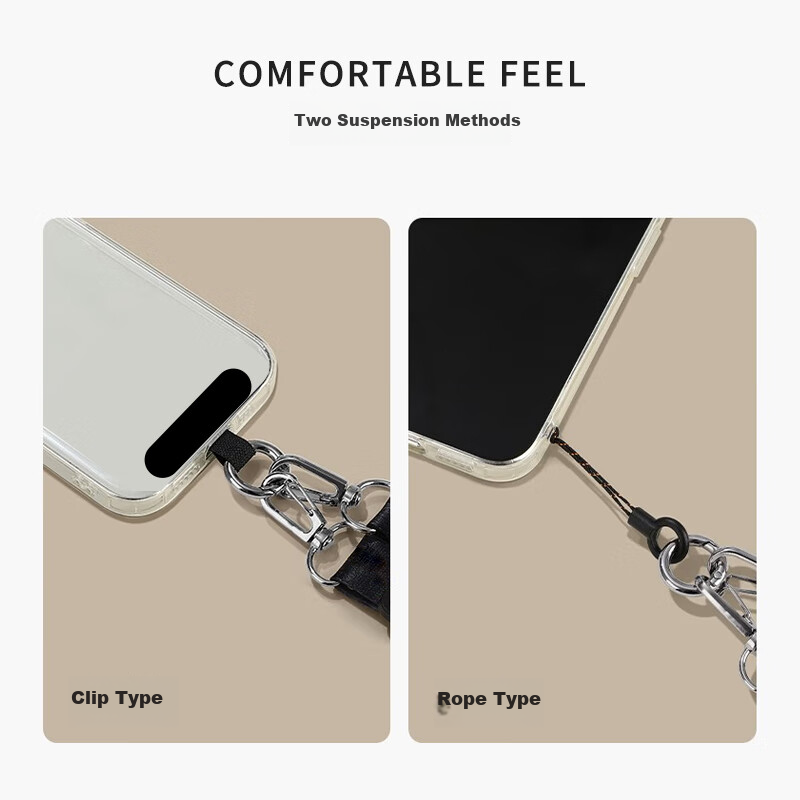 Dipuer Phone Strap, Neck Strap, Crossbody Strap, Vintage Phone Strap, Phone Case Pad, Clip, Anti-Loss Strap, Neck Strap Patch, Anti-Theft Strap [Beilu Qinglan] 17