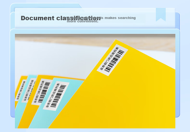 YCN [White 85*102mm - 80 Sheets] Suitable for M421 Office Fixed Asset Label Stickers, Card Identification, Cable Marking, White QR Code, Waterproof Adhesive Printing Paper 5